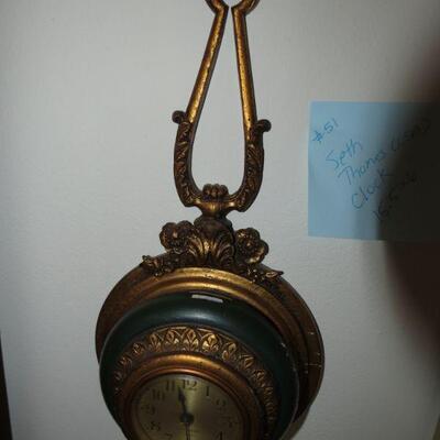 Seth Thomas USA Wall Clock 15 1/2 x 6 - Item # 51