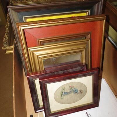 Lot of 6 Pictures with Frames and Mirrors -  Item # 83