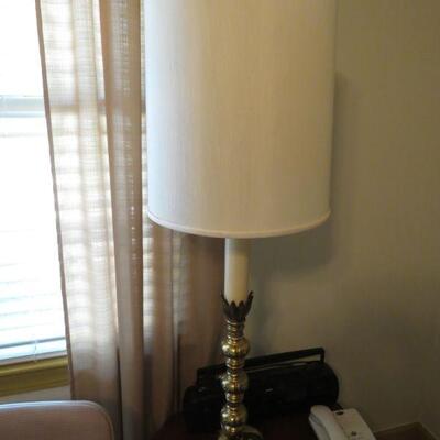 Vintage Lamp with Shade - 43" Tall - Item # 100