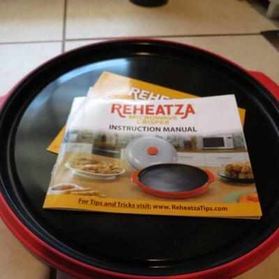 Microwave Reheat Reheater Reheatza Crisper As Seen on TV Allstar Innovations - Item # 133