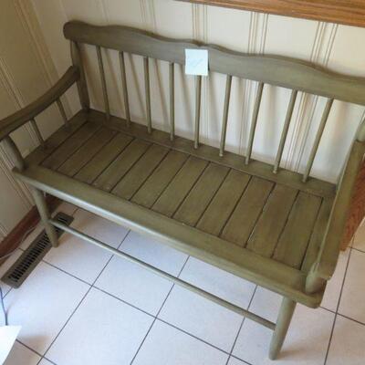 Vintage Wooden Wood Bench 48 inches long - Item # 147