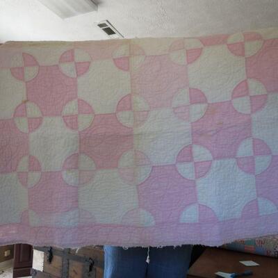 Vintage Quilt 57 x 50 - Item # 166