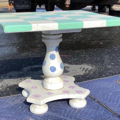275 Ethan Allen Pedestal End Table