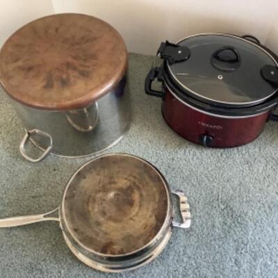 315 Crock Pot Revereware Pot and Cuisinart SautÃ© Pan