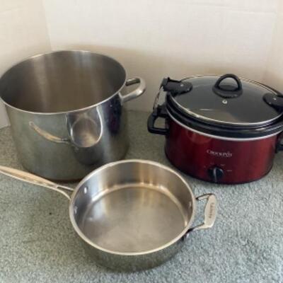 315 Crock Pot Revereware Pot and Cuisinart SautÃ© Pan