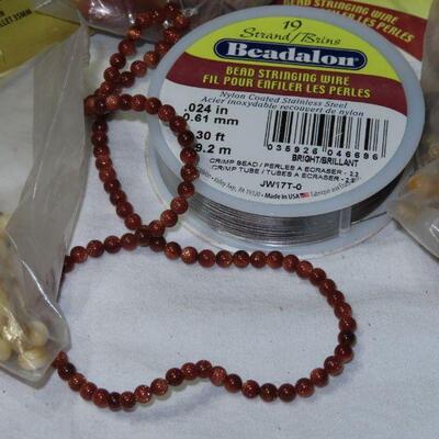 Rock, copper and misc Jewelry making supplies 