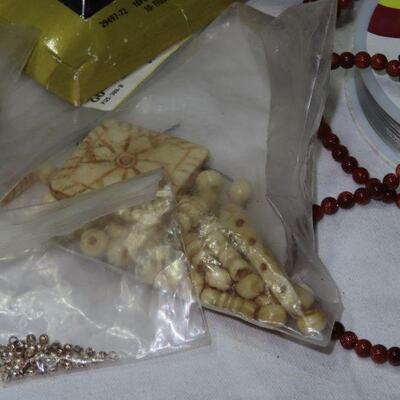 Rock, copper and misc Jewelry making supplies 