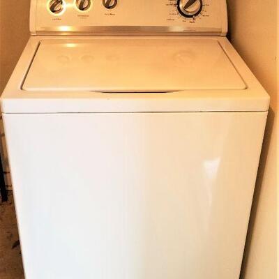 Lot #59  Matched Pair Whirlpool Washer and Gas Dryer