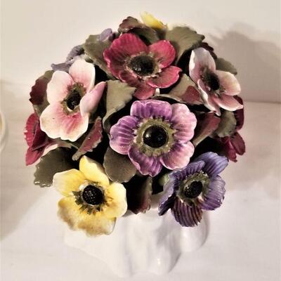 Lot #67  Aynsley Floral Bouquet and Decorated Porcelain Dish