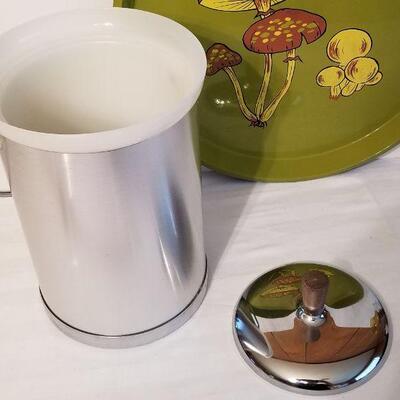 Lot #68  Mid Century Household Lot - Ice Bucket, etc