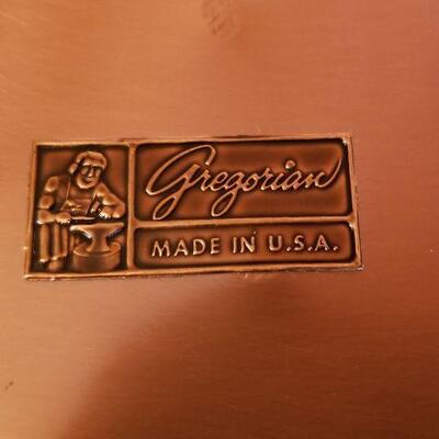 Lot #73  Mid Century Copper Decor Lot - 3 pieces