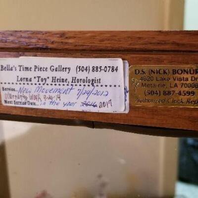 Lot #78  Very Nice "Grandmother" clock - Working condition