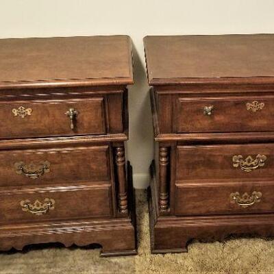 Lot #90  Pair of Nightstands