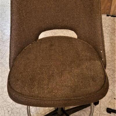 Lot #97  Pair of Mid-Century Swivel Bar Stools