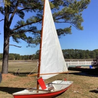 332 Handmade 14 Foot Sailboat