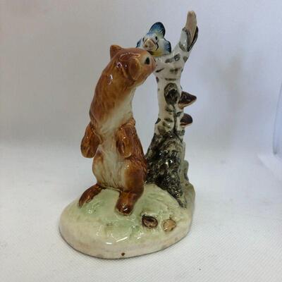 Lot 15 - Goebel Weasel and Bird Figurine