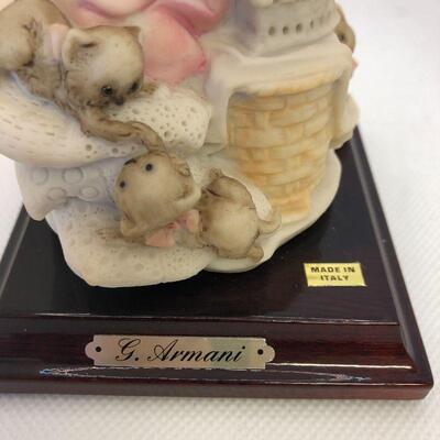 Lot 20 - 1987 G. Armani Girl with Kittens