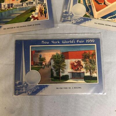 Lot 21 - Post Cards for 1939 NY World's Fair
