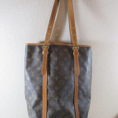 LOUIS VUITTON BUCKET GM SHOULDER BROWN TOTE SHOULDER BAG MONOGRAM SP0919 