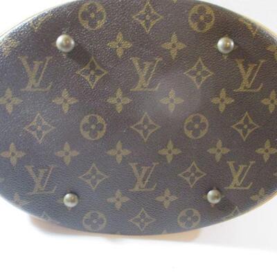 LOUIS VUITTON BUCKET GM SHOULDER BROWN TOTE SHOULDER BAG MONOGRAM SP0919 