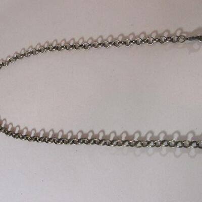 Antique Cleo Style Bib Choker/ White teardrop shape Rhinestones 