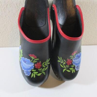 Hanna Anderson Clog Hand-painted -Brazil made Shoes 