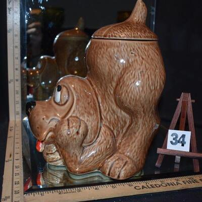 1970's McCoy Thinking Puppy Cookie Jar 
