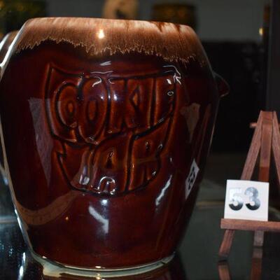 McCoy Cookie Jug Brown Drip 