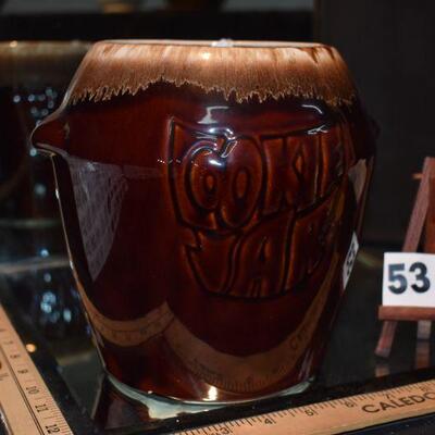 McCoy Cookie Jug Brown Drip 