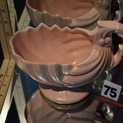1940 McCoy Ribbed & Footed Planter 