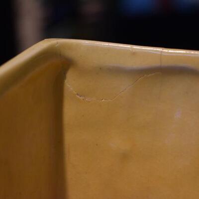 McCoy 2-handled Yellow Vase 