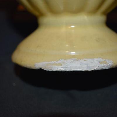 McCoy 2-Handled Yellow Vase 