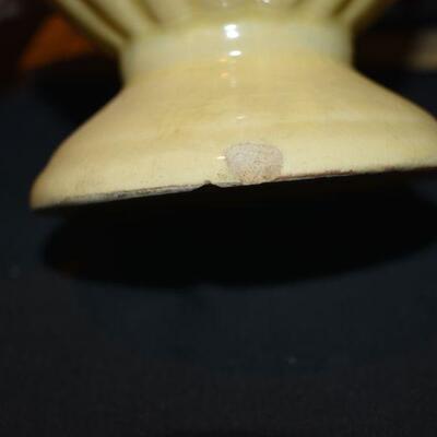 McCoy 2-Handled Yellow Vase 