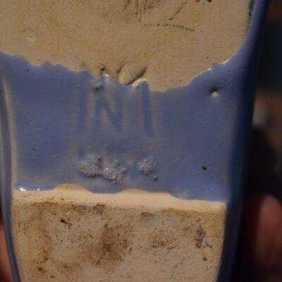 1940 McCoy Blue Jane Shoe Planter 