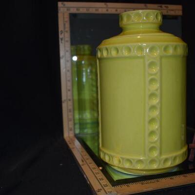 McCoy Yellow Cookie Jar with Lid 