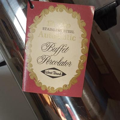 WESTBEND STAINLESS STEEL PERCULATOR AND HAMILTON BEACH JUICER