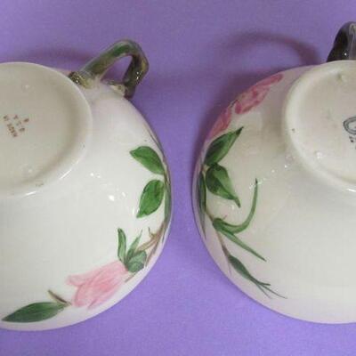 Franciscan Desert Rose Cups, Mug and Creamer
