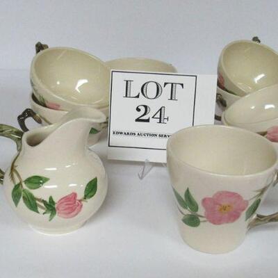 Franciscan Desert Rose Cups, Mug and Creamer