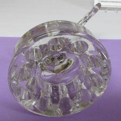 Vintage Cambridge Glass Co Seagull Flower Frog