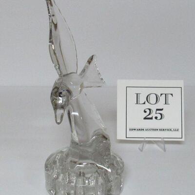 Vintage Cambridge Glass Co Seagull Flower Frog