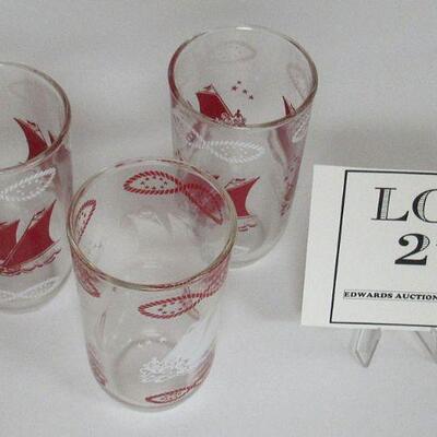 Vintage Sailboat Nautical Theme Tumblers