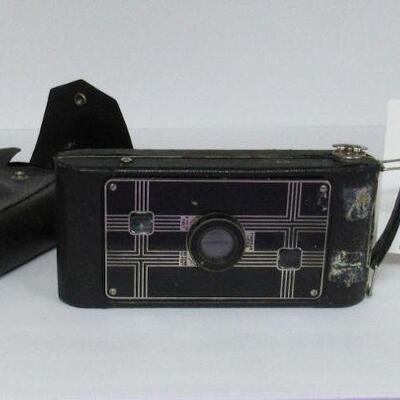 1930s Kodak Twinwinder Lens Camera With Case