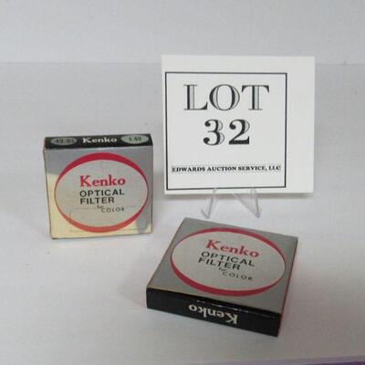 Vintage Kenko Optical Filters 49.0s and 55.0s