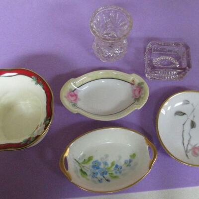 Pretty Smalls Pfaltzgraff Votive Holder, Rosenthal & Austria Butter Pats, Toothpick, Salt Dip