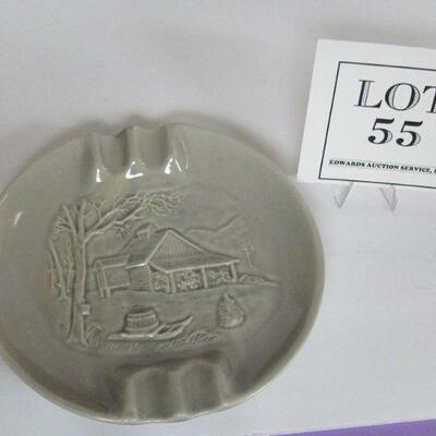 Vintage Shelburne Stoneware Early American Series Ask Tray