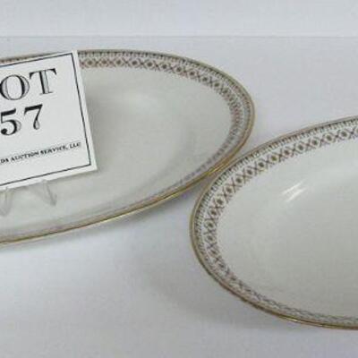 2 Huge UC Limoges France Platters