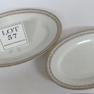 2 Huge UC Limoges France Platters