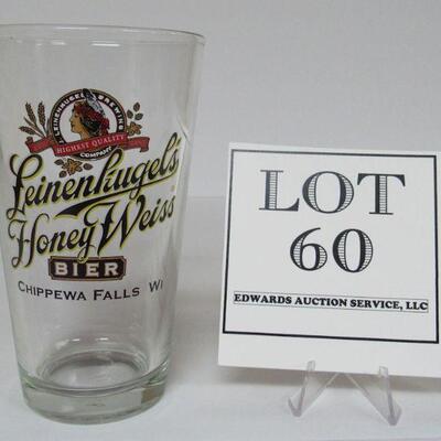 Set of 6 Never Used Leinenkugels Beer Glasses Super Condition