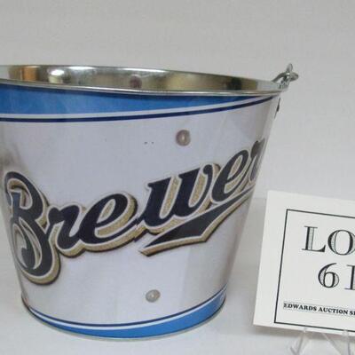 Miller Lite Milwaukee Brewers Ice Bucket 