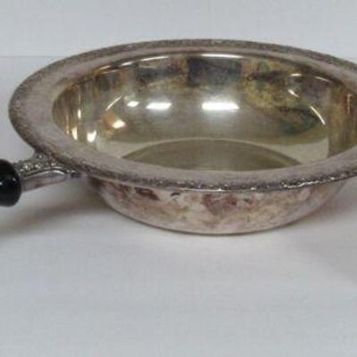 Old Silver Plate Serving Pan